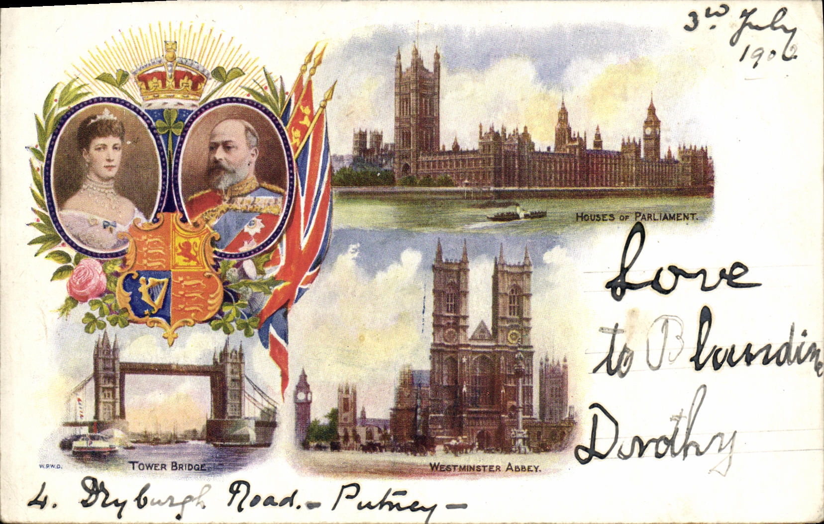 Lieux de Londres — Royaume-Uni — W.B.W.G. — n°4