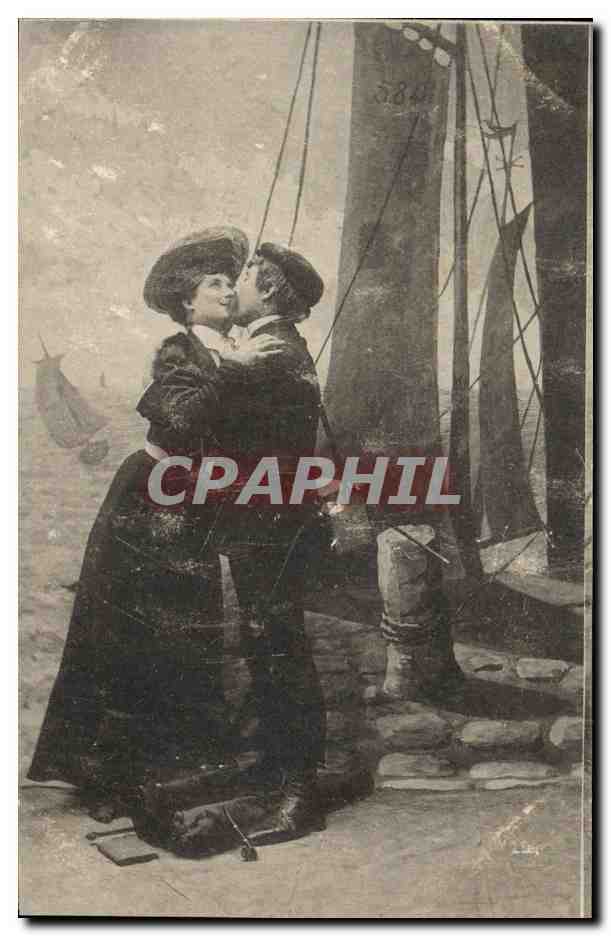 CPA Fantaisie Femme Marin