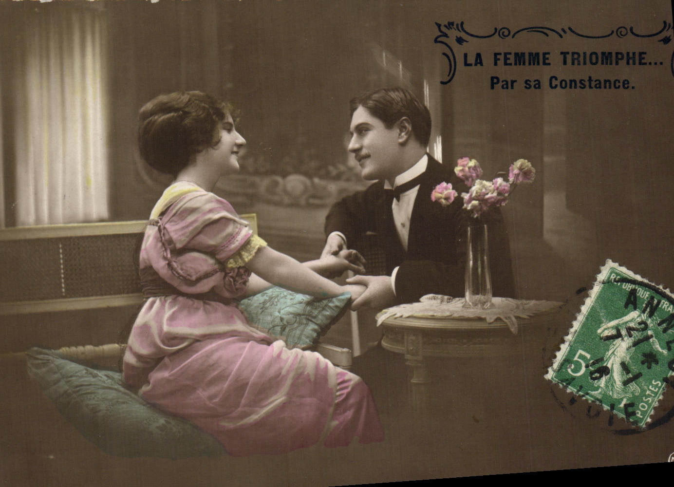 CPA Fantaisie Femme 