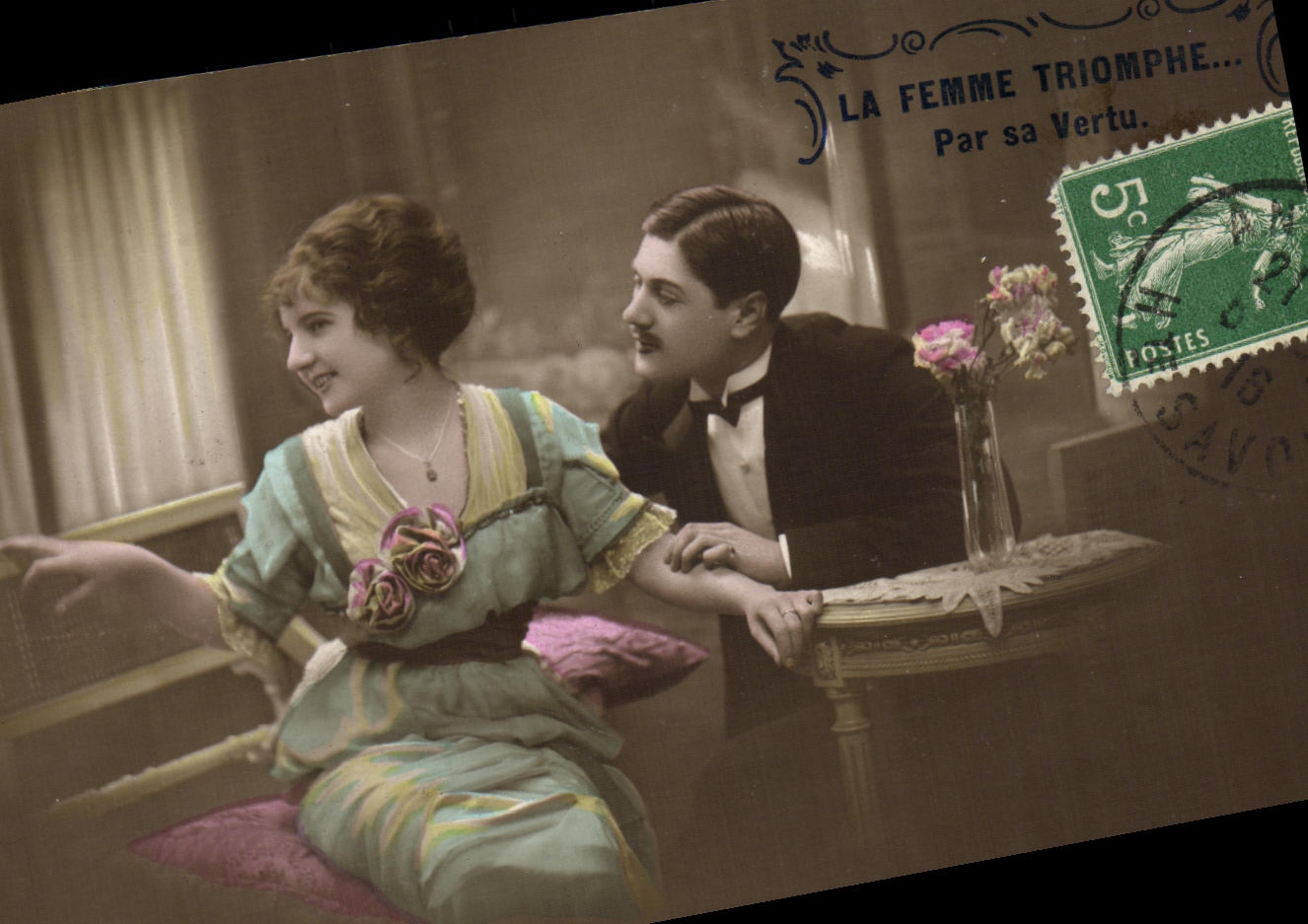 CPA Fantaisie Femme 