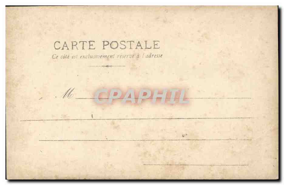 CPA Fantaisie Femme Langouste  — Rückseite