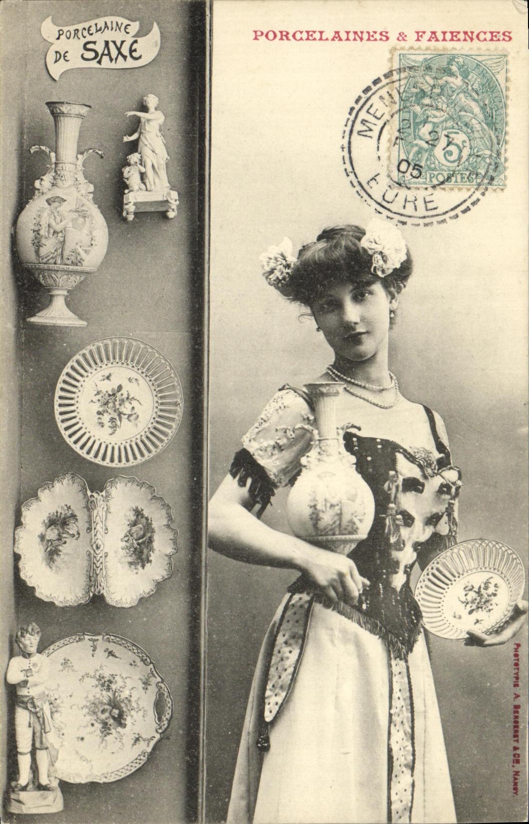 Porcelaines & Faïences — Saxe — Éditeur A. Barbier & Cie, Mâcon