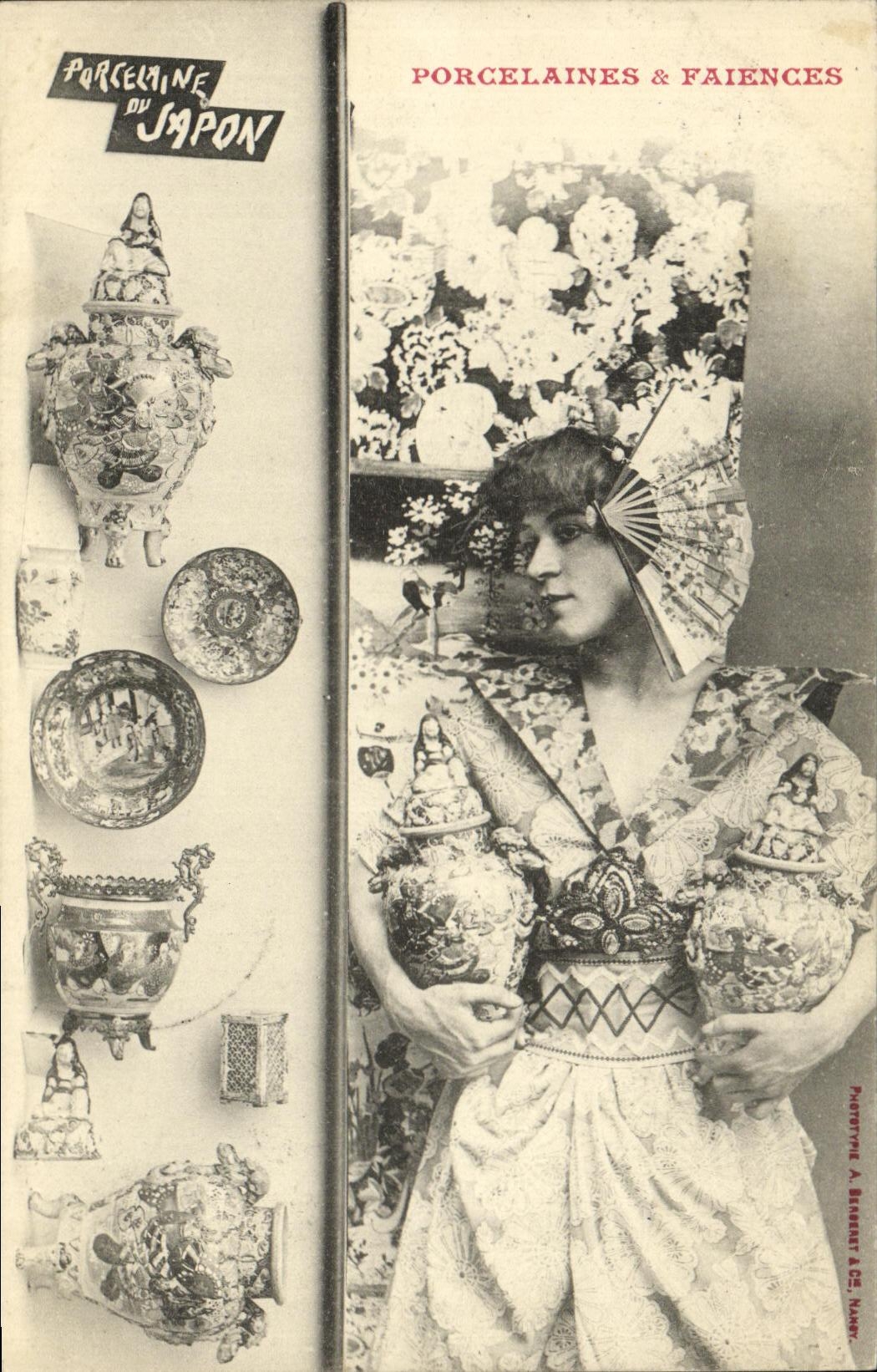 Porcelaines & Faïences du Japon — Photographe A. BERNARD & Cie, Nancy