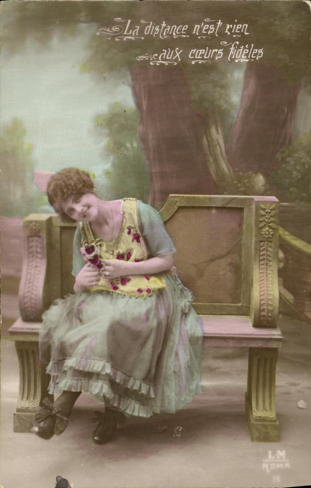 CPA Fantaisie Femme 