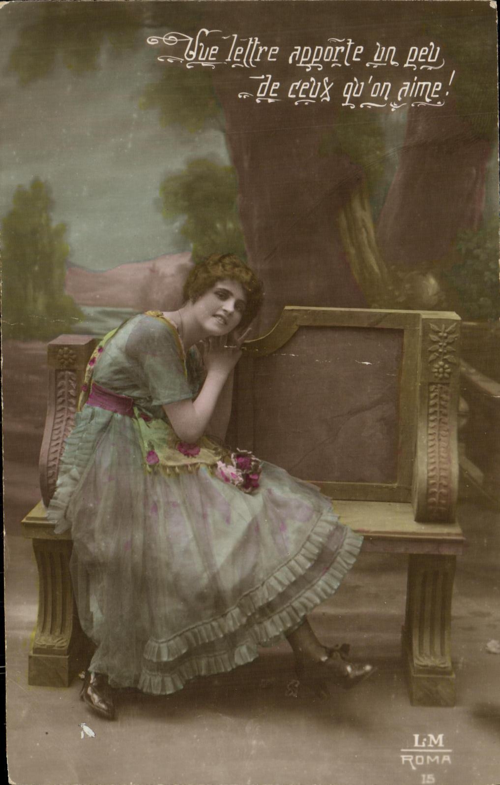CPA Fantaisie Femme 