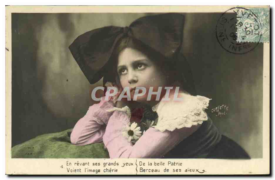 CPA Fantaisie Enfant Alsace