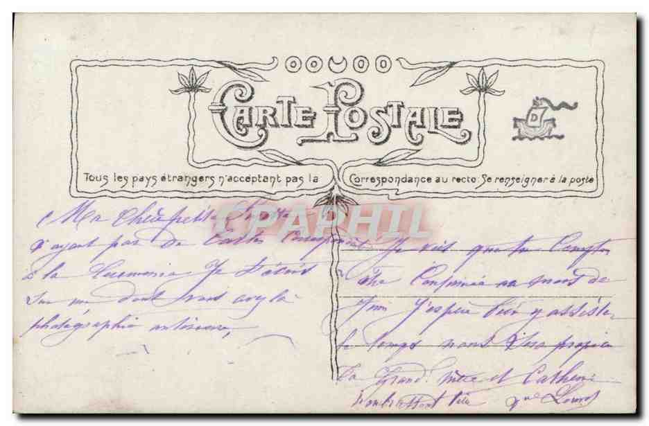 CPA Fantaisie Enfant Patissier — Rückseite