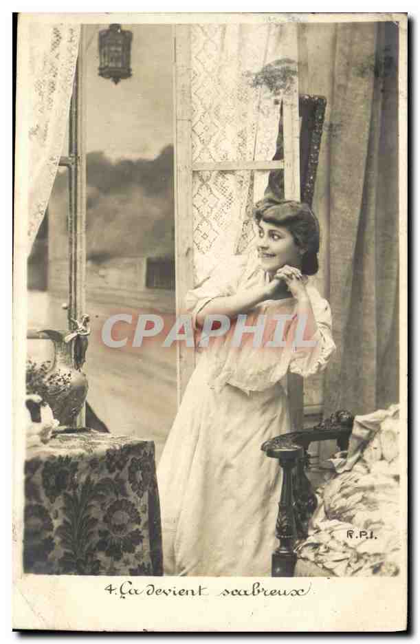 CPA Fantaisie Femme 