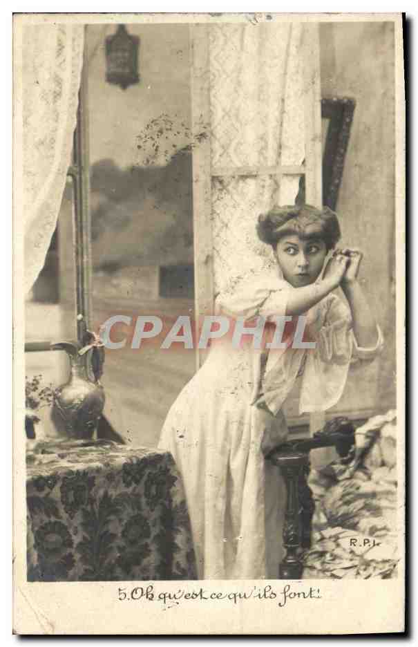 CPA Fantaisie Femme 