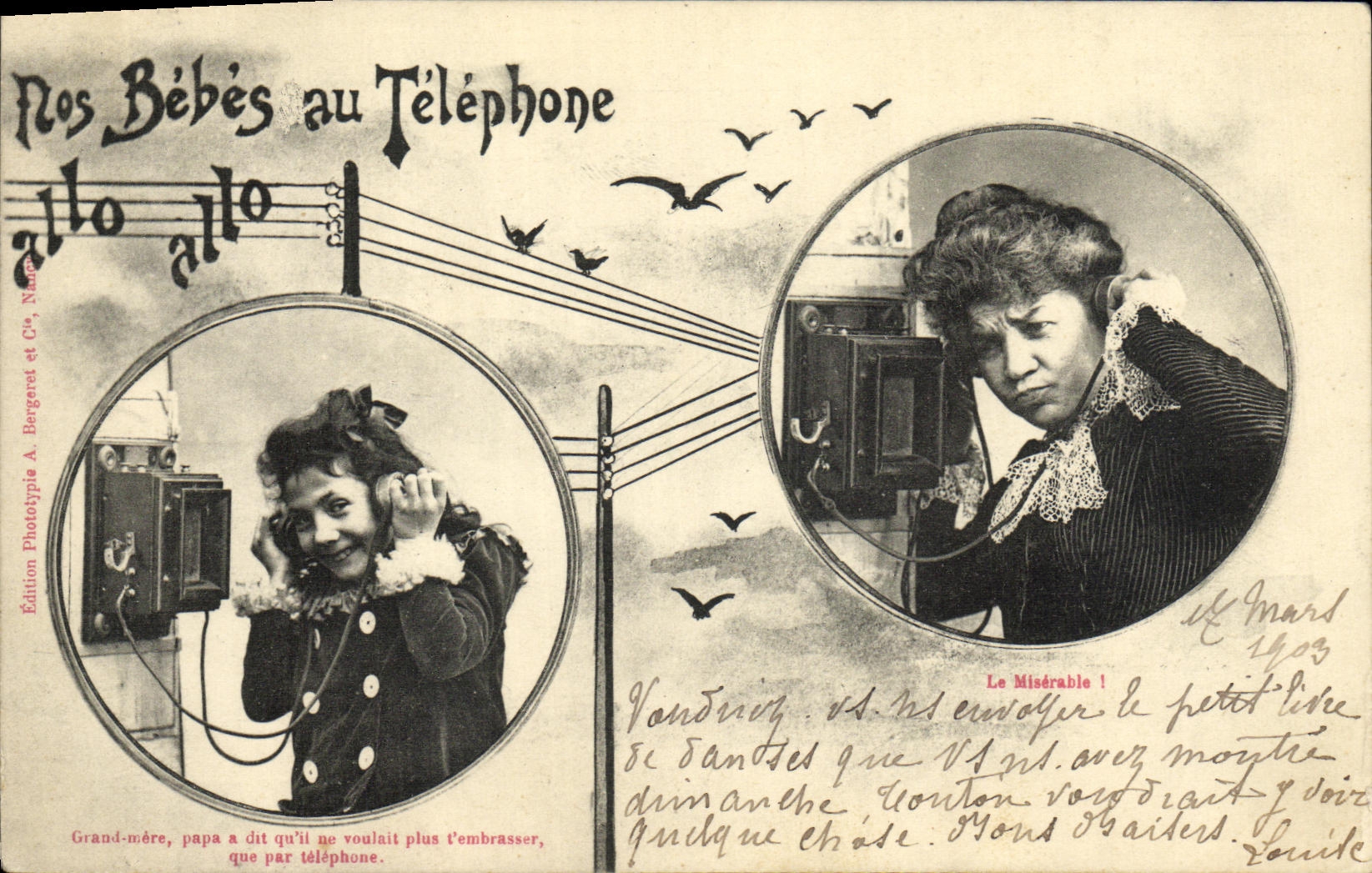 Nos Bébés au Téléphone — Édition Phototypie A. Bergeret et Cie, Nantes