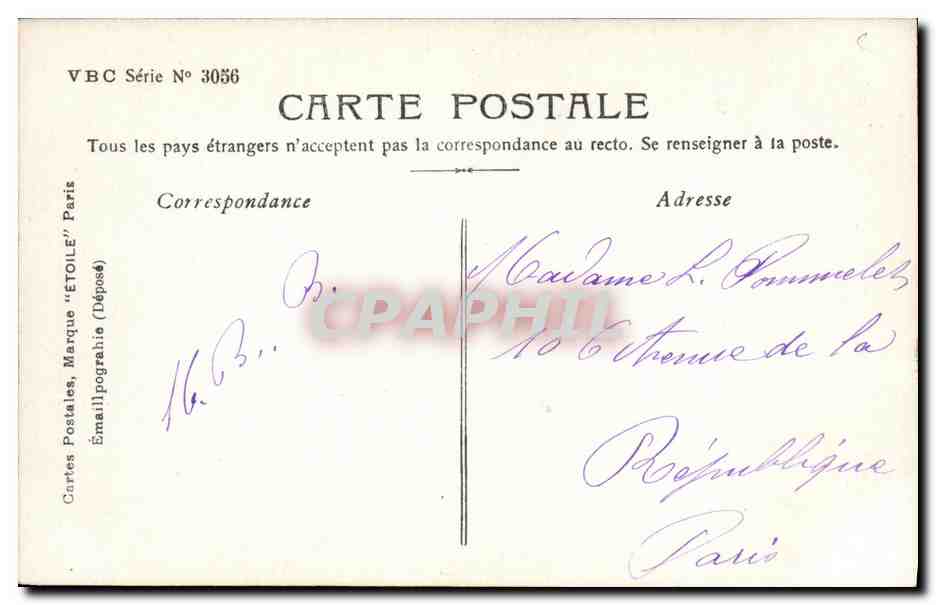 CPA Fantaisie Femme Enfants Piano Clavecin — Rückseite