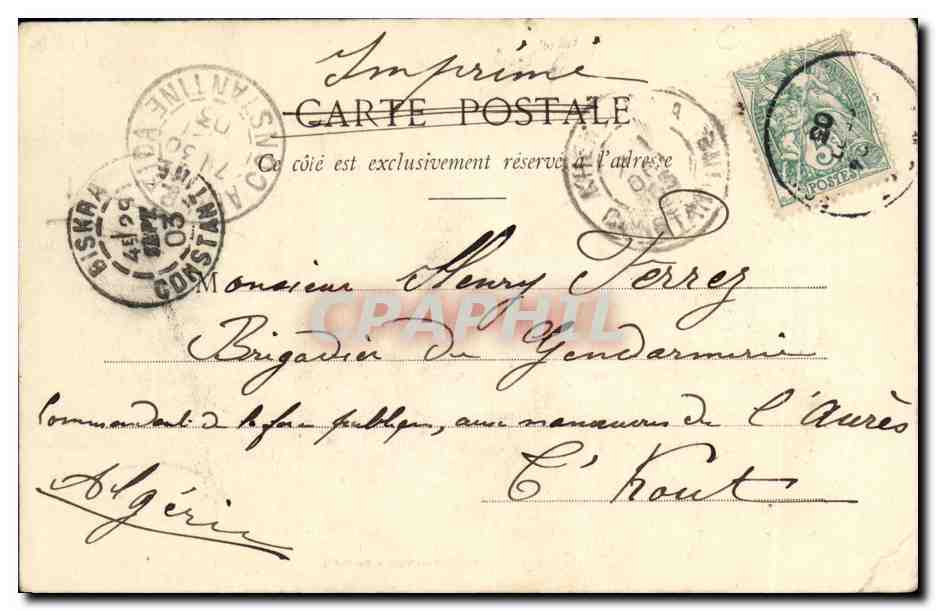 CPA Fantaisie Enfant Le petit chiffonnier — Verso