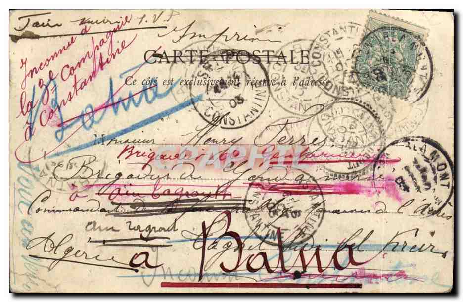 CPA Fantaisie Enfant Le petit chiffonnier  — Verso