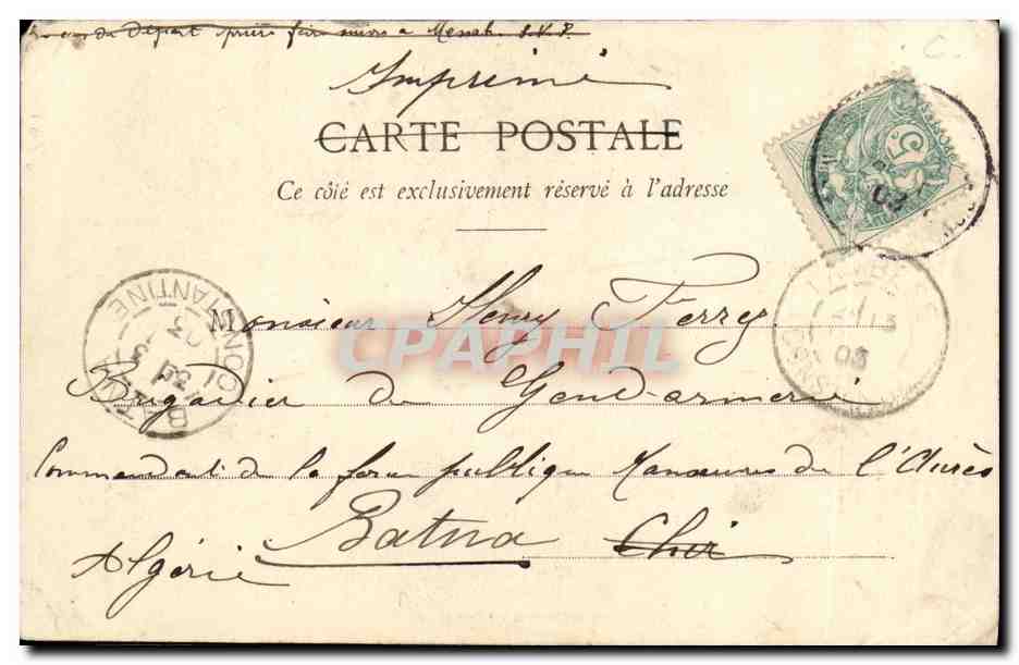 CPA Fantaisie Enfant Le petit chiffonnier  — Rückseite