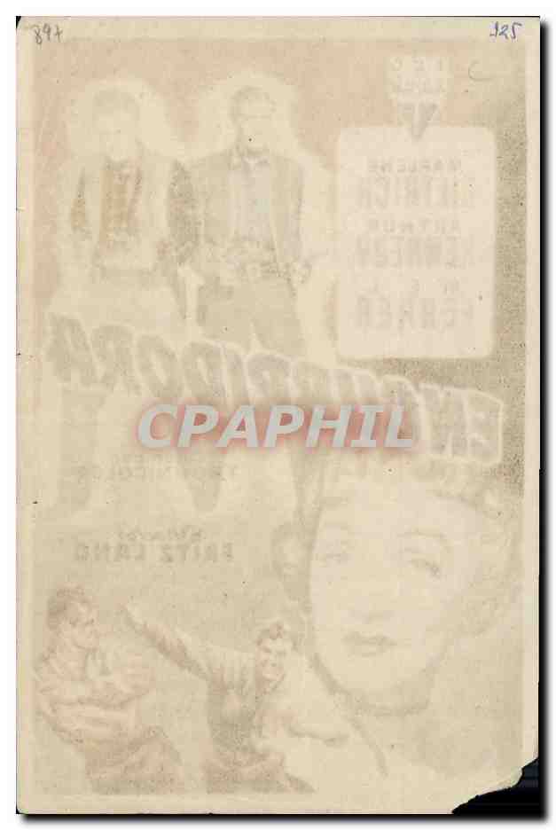 CPM Cinema Encubridora Marlene Dietrich Arthur Kennedy Mel Ferre — Back