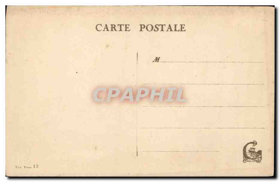 CPM Mme Juana Borguese Baronne d Apremont — Verso