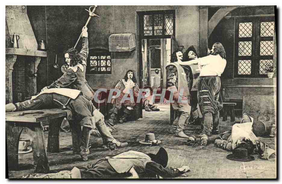 CPA Cinema Les Trois mousquetaires Alexandre Dumas 
