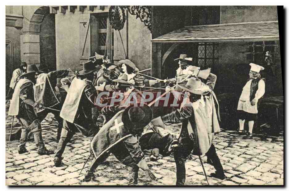 CPA Cinema Les Trois mousquetaires Alexandre Dumas 