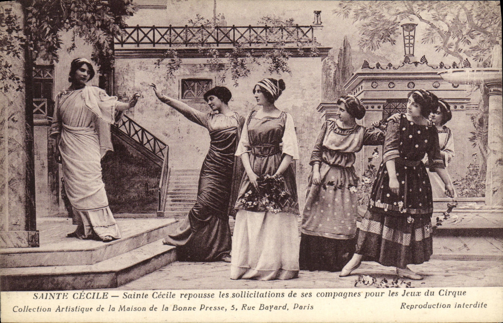 CPA Cinema Sainte Cecile repousse les sollicitations de ses compagnes pour les jeux du cirque