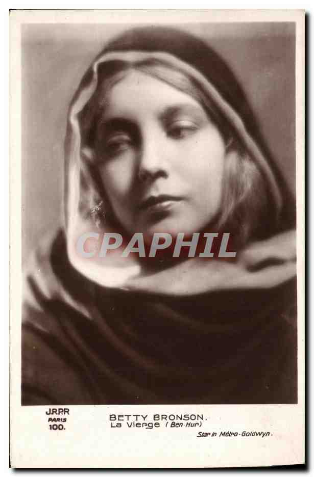 CPA Cinema Betty Bronson La vierge Ben Hur