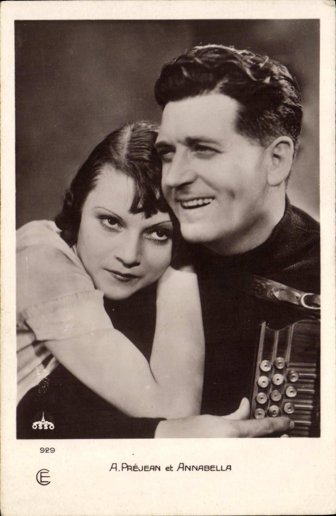 CPA Cinema Prejean et Annabella Accordeon