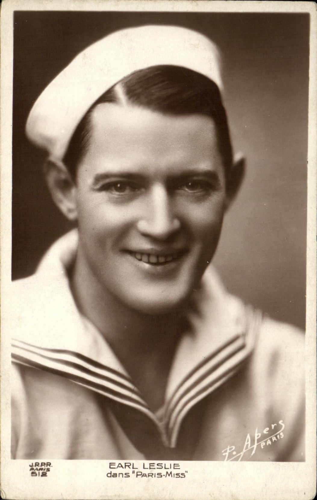 CPA Cinema Earl Leslie dans Paris Miss