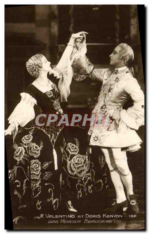CPA Cinema R Valentino et Doris Kenyon dans Monsieur Beaucaire 
