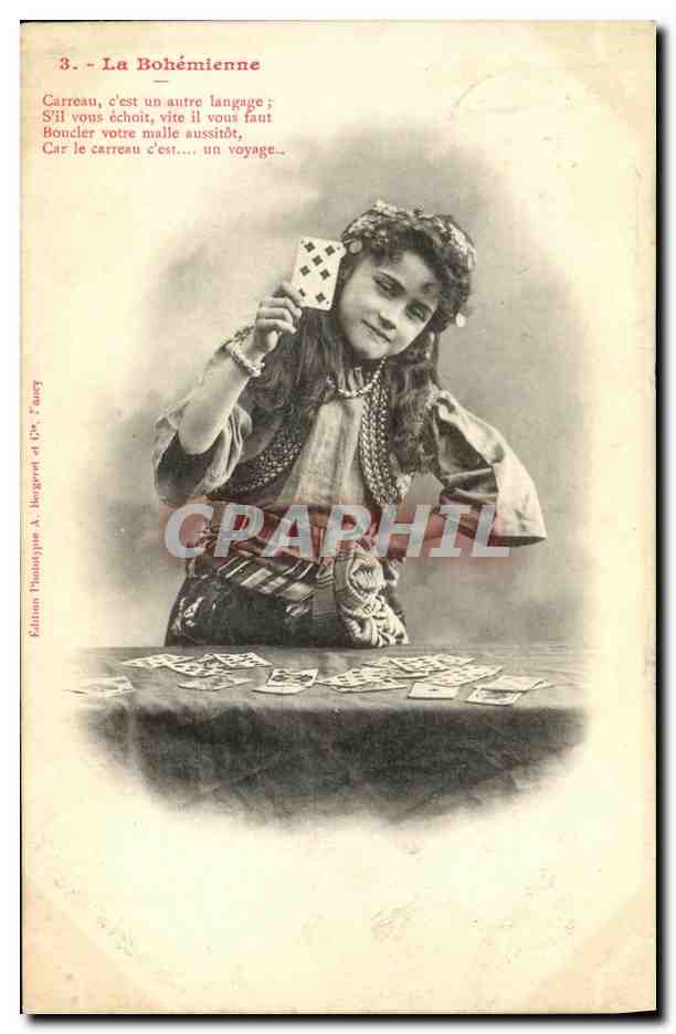CPA Fantaisie Enfant La bohemienne Gitane
