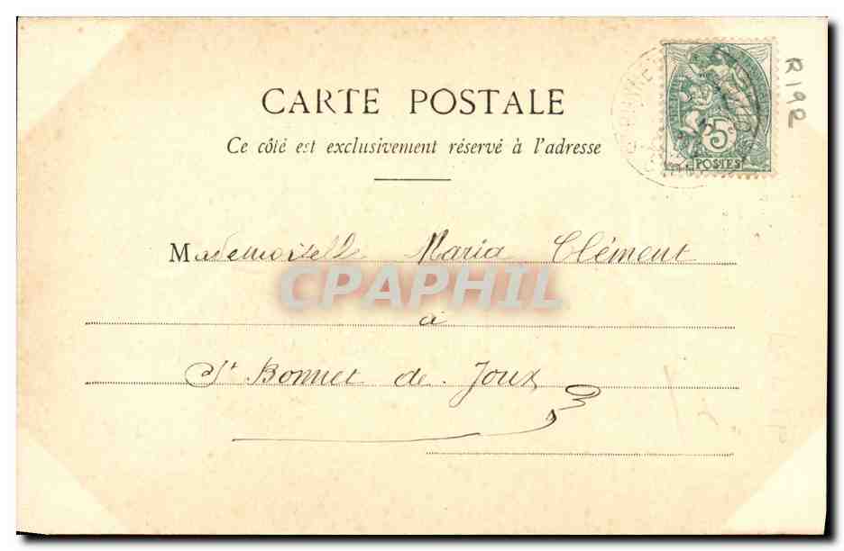 CPA Fantaisie Enfant La bohemienne Gitane — Verso