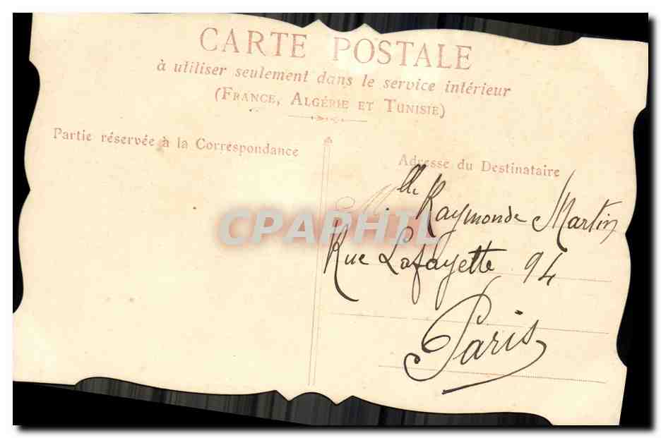 CPA Fantaisie Fleurs Ange — Rückseite