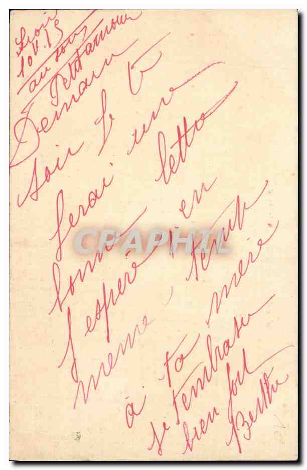 CPA Fantaisie Paques oeuf — Rückseite