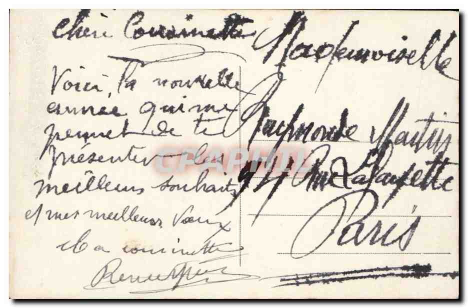 CPA Fantaisie Enfant — Verso
