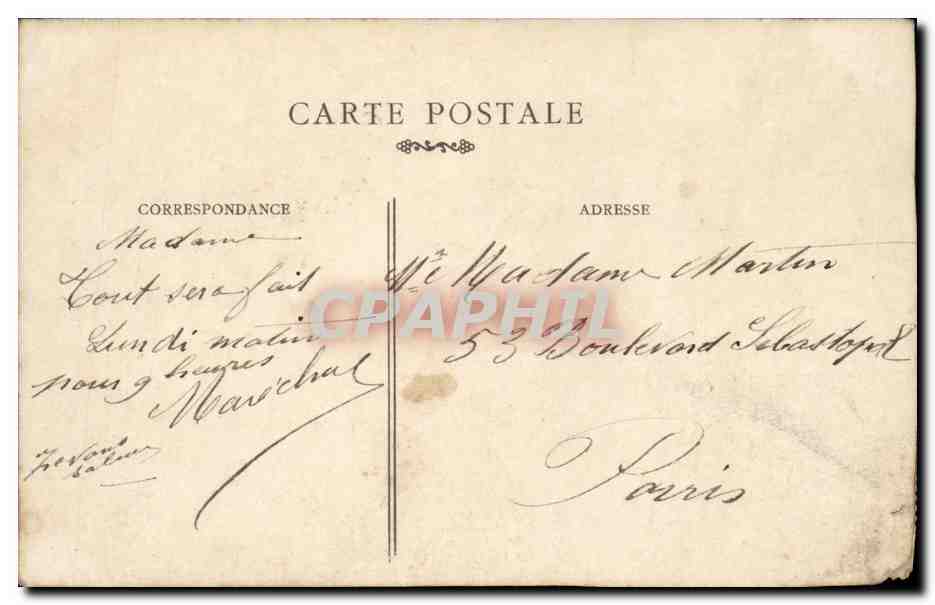 CPA Fantaisie Enfants La dinette  — Rückseite