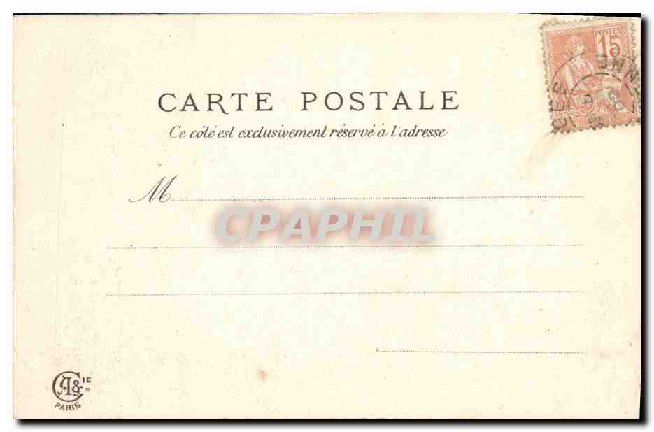 CPA Fantaisie Enfants Peche  — Rückseite