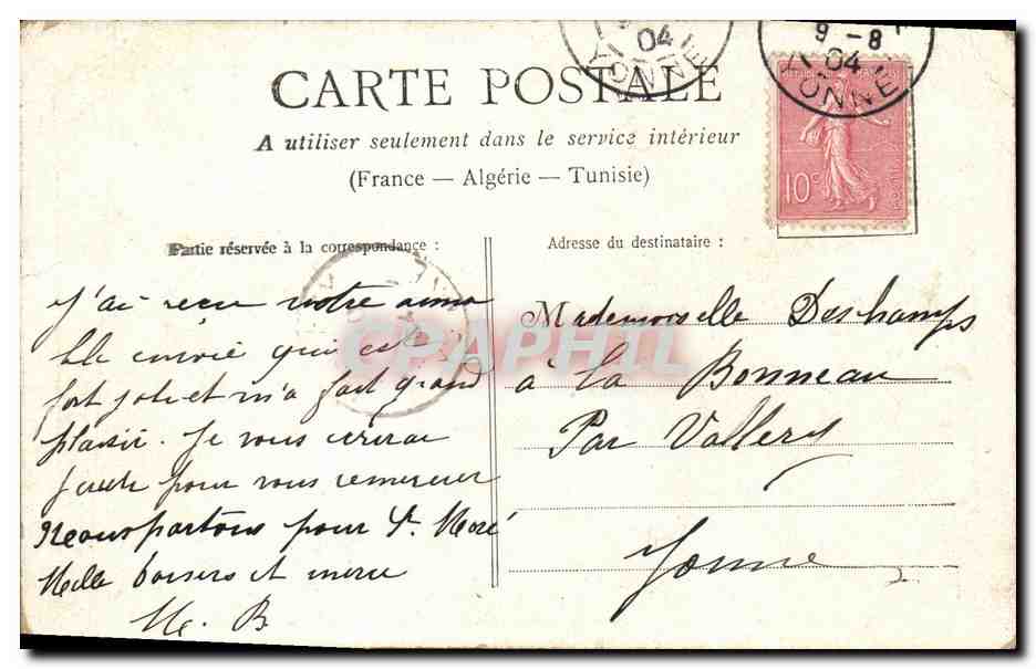 CPA Fantaisie Enfants — Rückseite