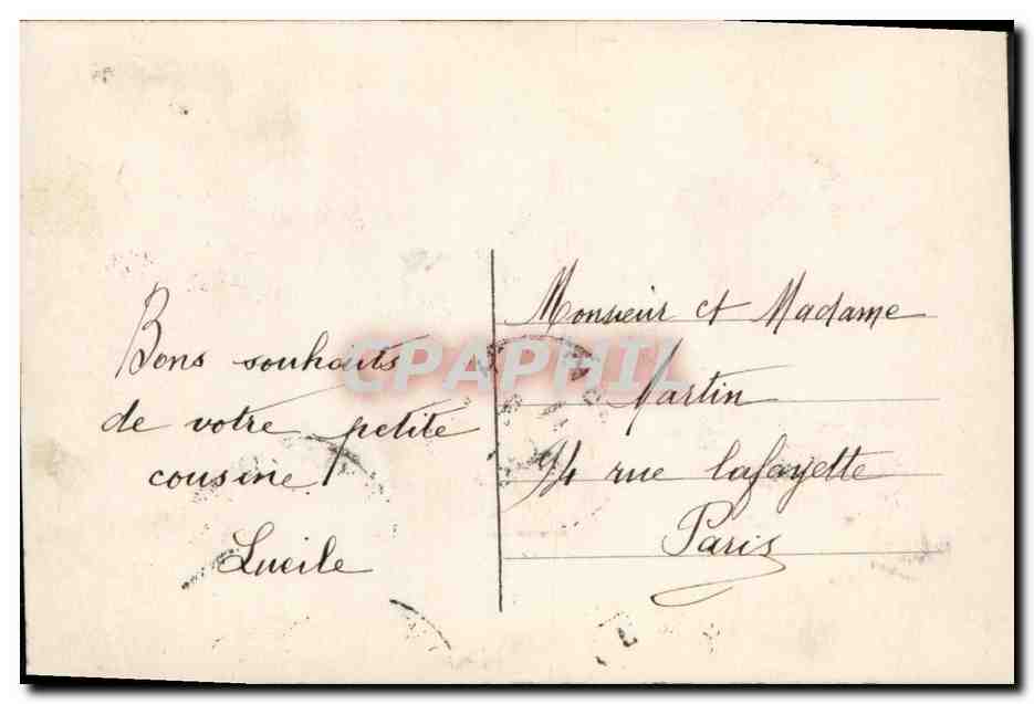 CPA Fantaisie Enfant — Rückseite