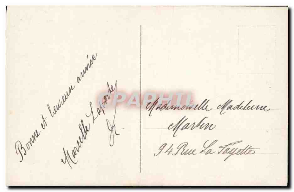 CPA Fantaisie Enfant — Rückseite