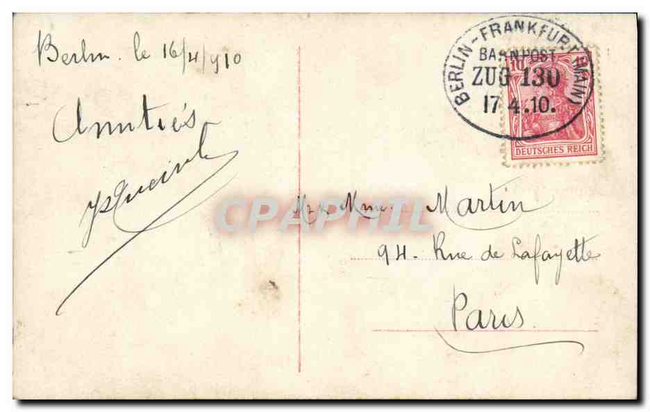 CPA Fantaisie Enfant  — Rückseite