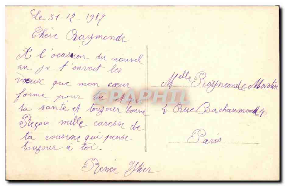 CPA Fantaisie Enfant  — Rückseite