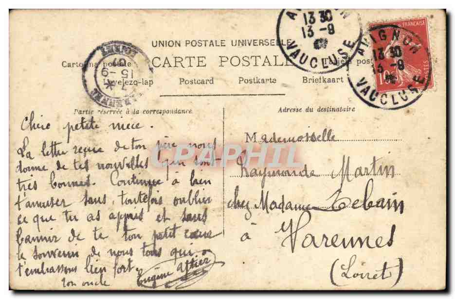 CPA Fantaisie Enfant — Verso