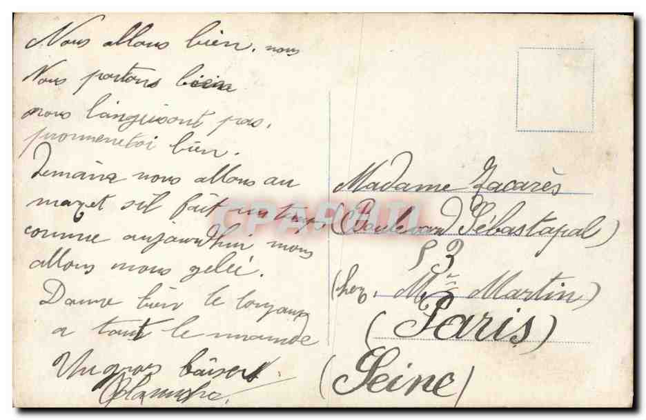 CPA Fantaisie Enfant  — Rückseite