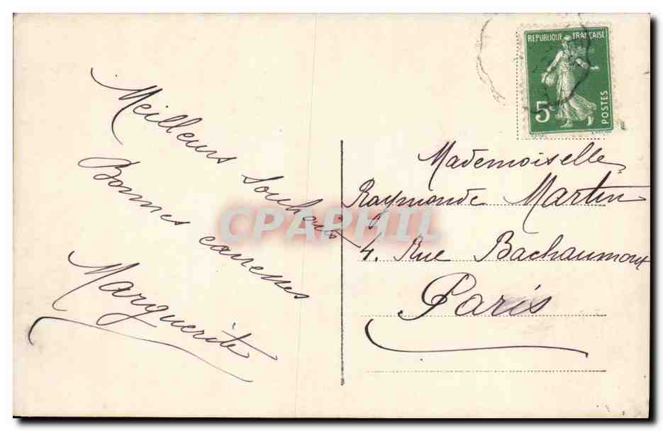 CPA Fantaisie Enfant  — Verso