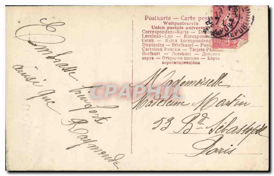 CPA Fantaisie Enfant  — Verso