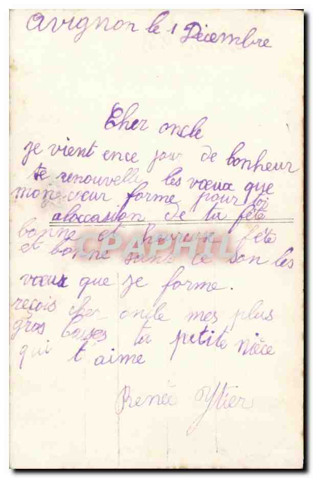 CPA Fantaisie Enfant  — Rückseite