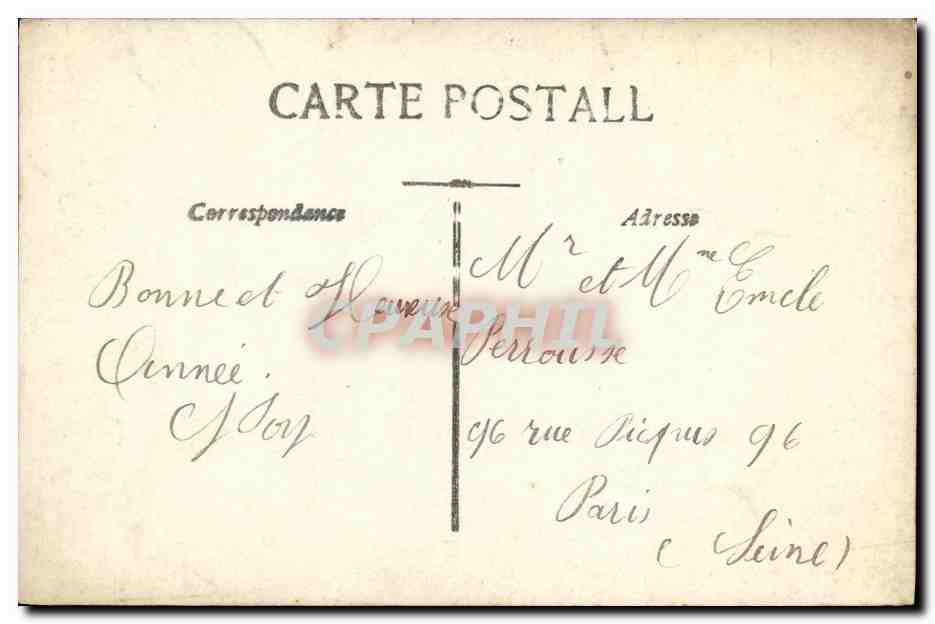 CPA Fantaisie Enfant  — Rückseite