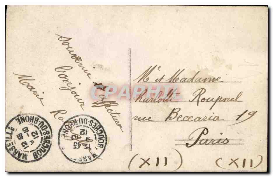 CPA Fantaisie Enfant Velo Cycle — Verso