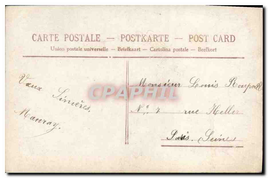 CPA Fantaisie Enfants  — Rückseite
