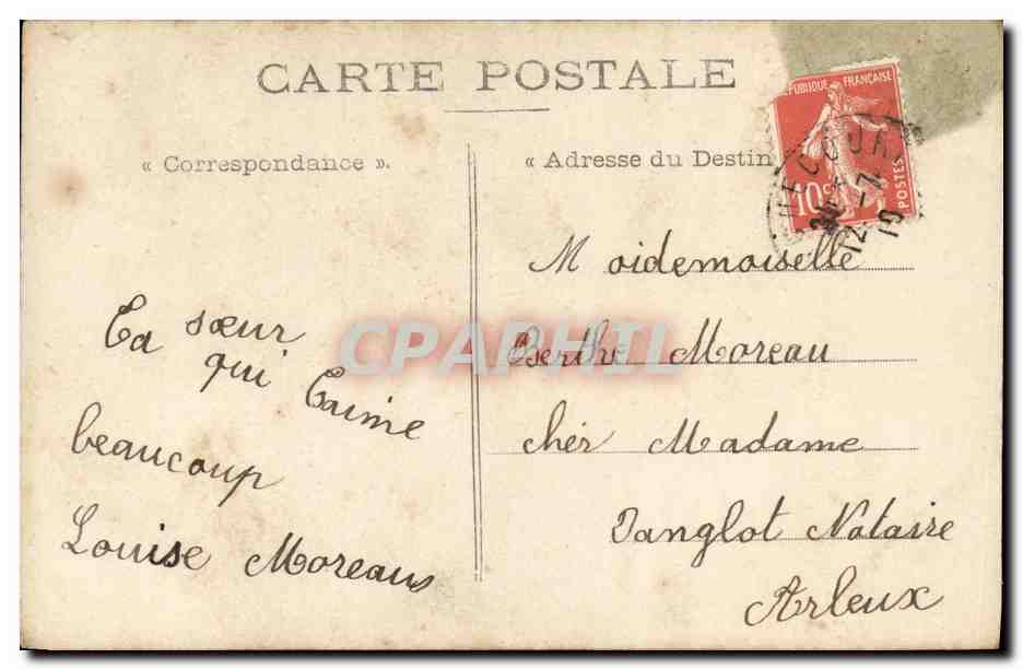 CPA Fantaisie Enfant  — Rückseite