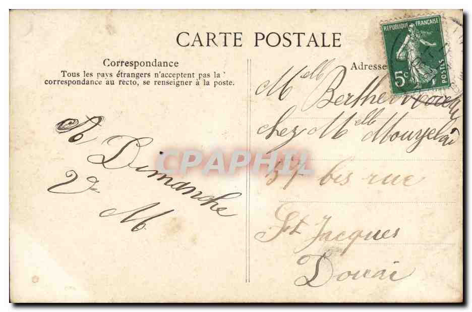 CPA Fantaisie Enfant  — Verso