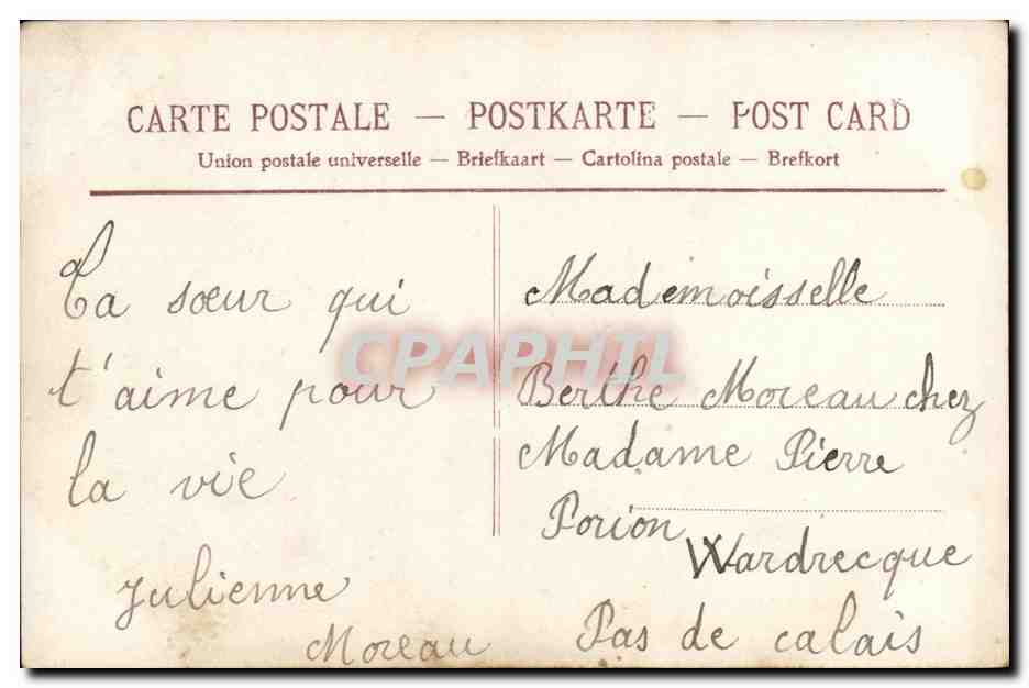 CPA Fantaisie Enfant  — Verso
